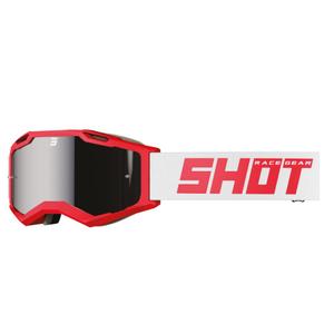 Motokros očala Shot Iris 2.0 Solid sivo-rdeča
