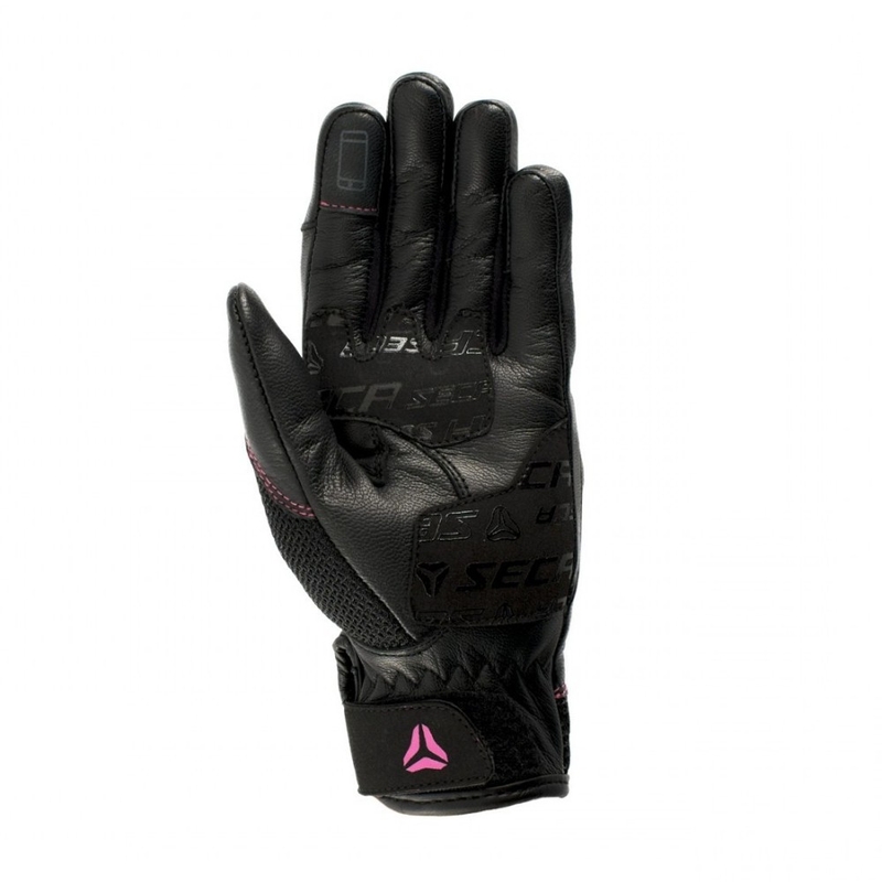 Ženske rokavice SECA Axis Mesh Black and Pink Motorcycle Gloves razprodaja