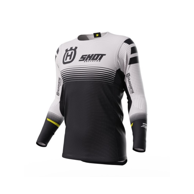 Motocross dres Shot Aerolite Husqvarna LE belo-črn prodam razprodaja