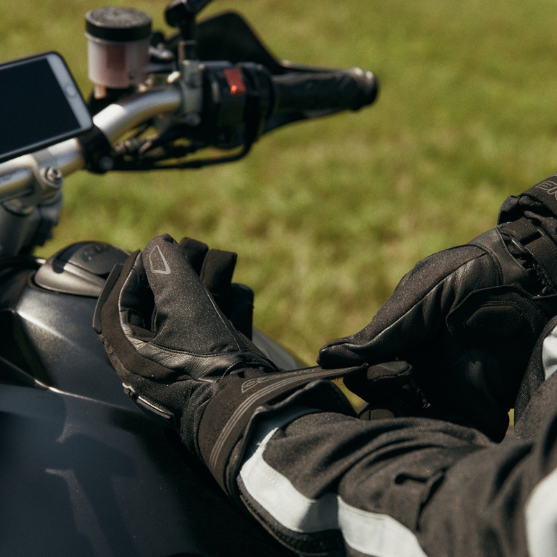 Motoristične rokavice Ozone Touring WP black