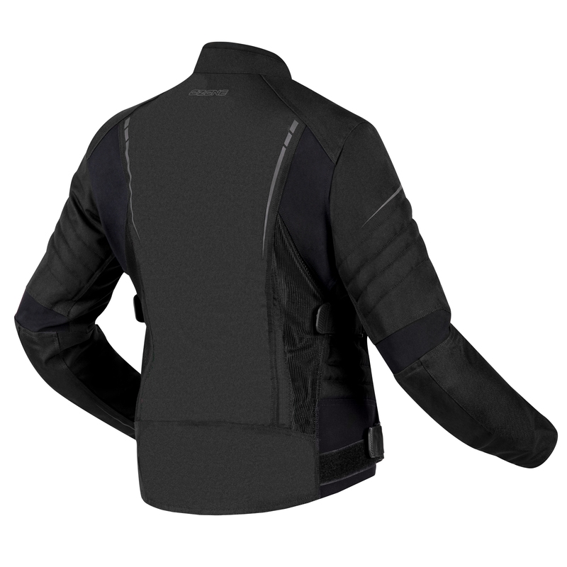 Ženska motoristična jakna Ozone Flow Black razprodaja