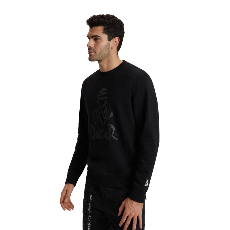 Moška kapuca DAKAR DKR CREW 04 black