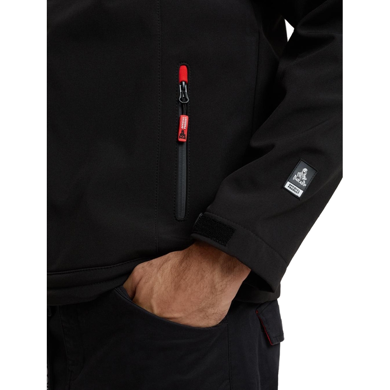 Moška softshell jakna DAKAR Fotix rdeče-črna