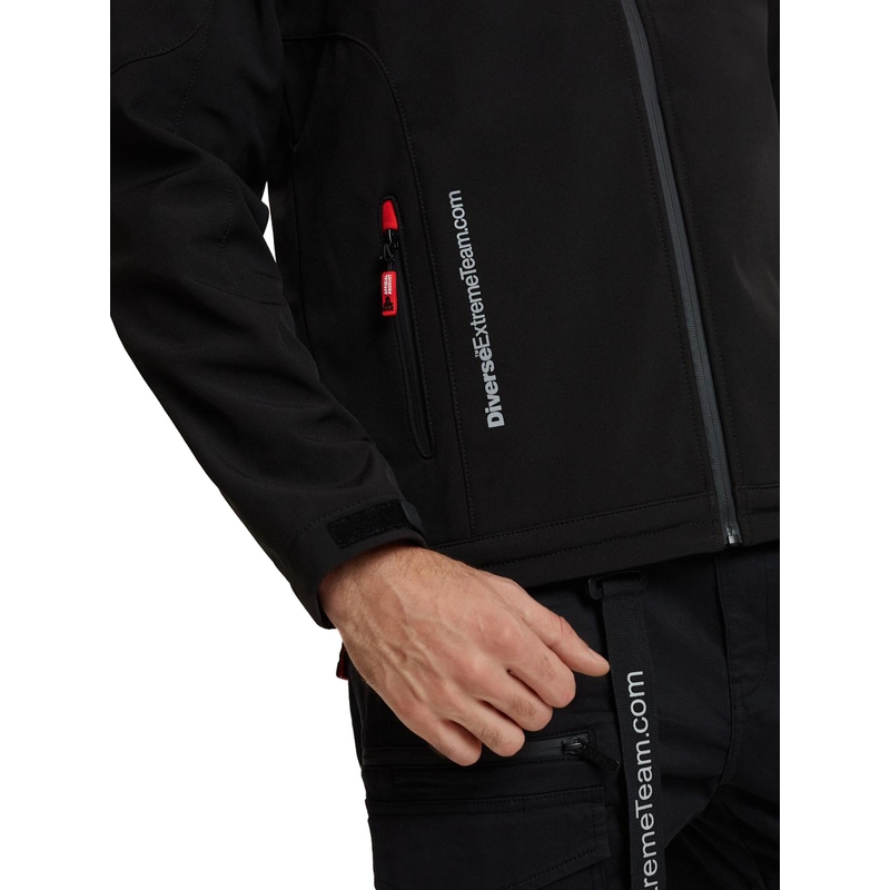 Moška softshell jakna DAKAR Fotix rdeče-črna