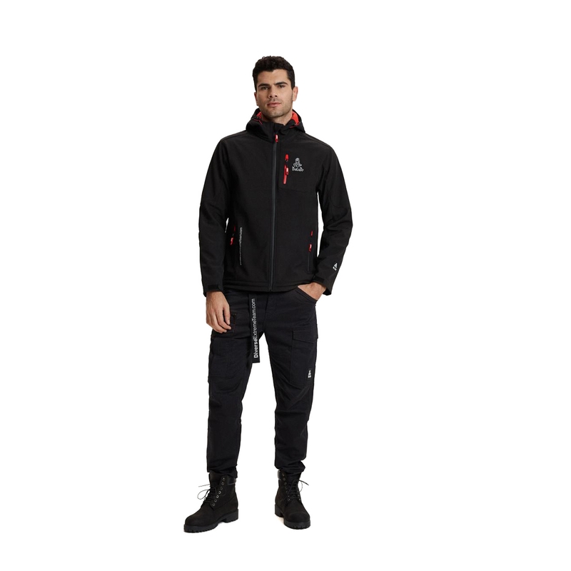 Moška softshell jakna DAKAR Fotix rdeče-črna