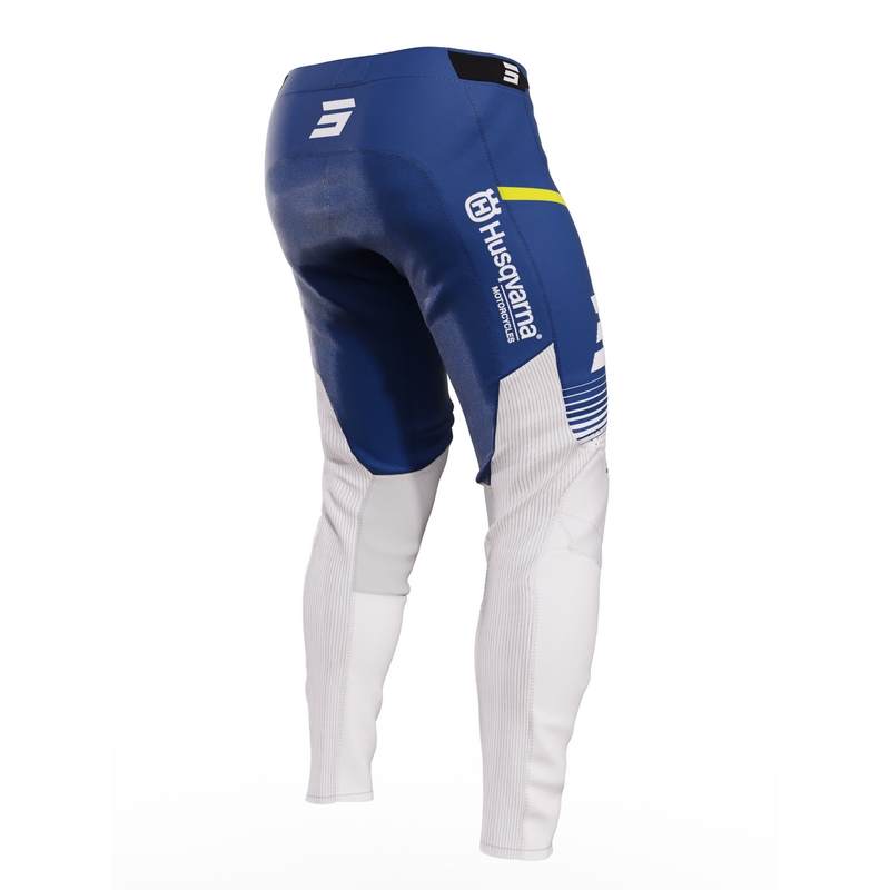 Prodam motokros hlače Shot Aerolite Husqvarna LE belo-modre razprodaja