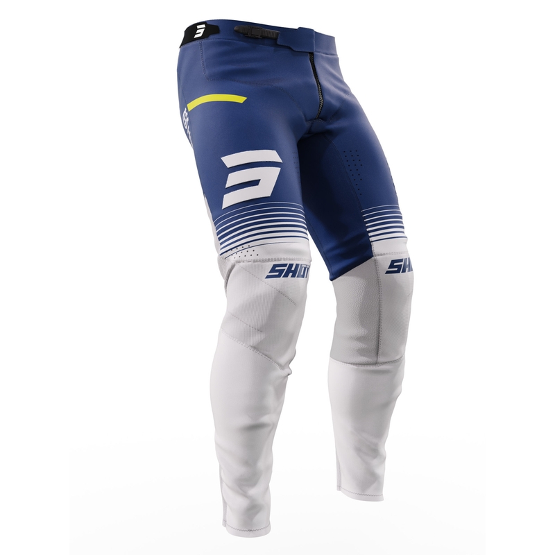 Prodam motokros hlače Shot Aerolite Husqvarna LE belo-modre razprodaja