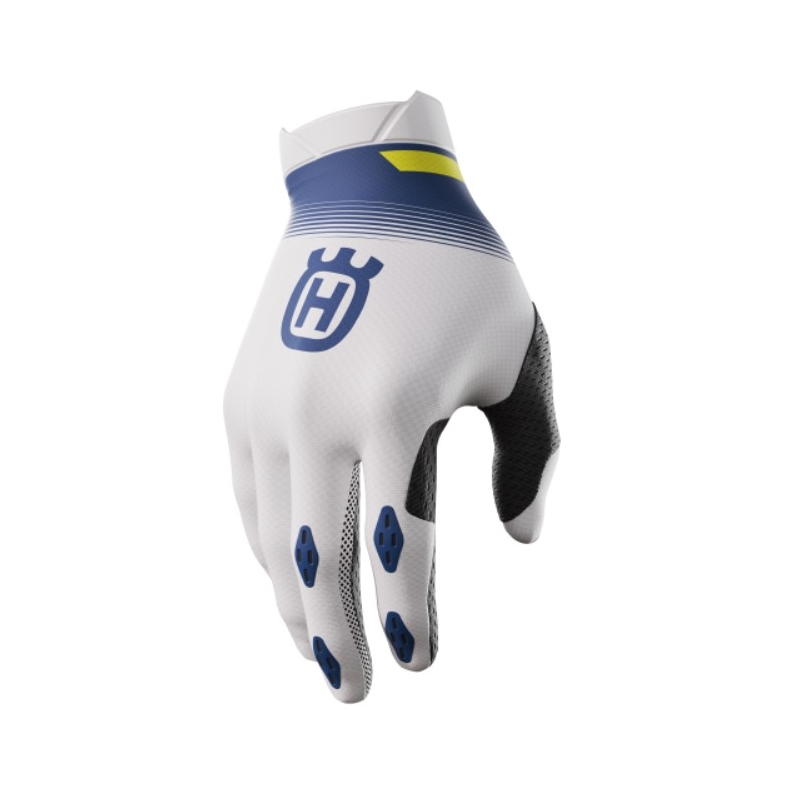 Motokros rokavice Shot Aerolite Husqvarna LE belo-modre razprodaja