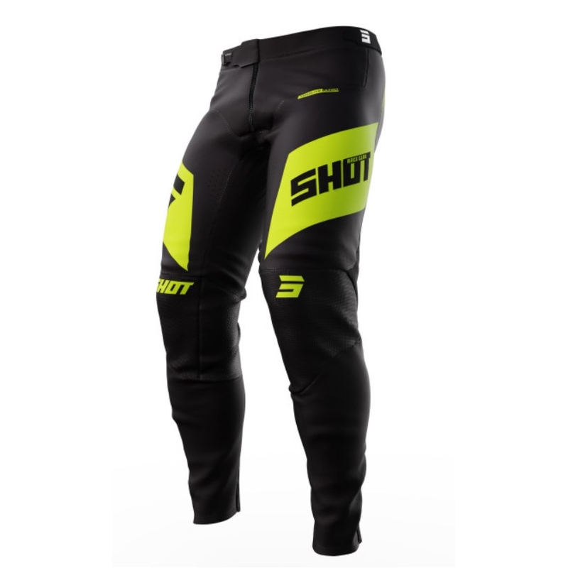 Shot Aerolite Ultima hlače za motokros black-fluo yellow