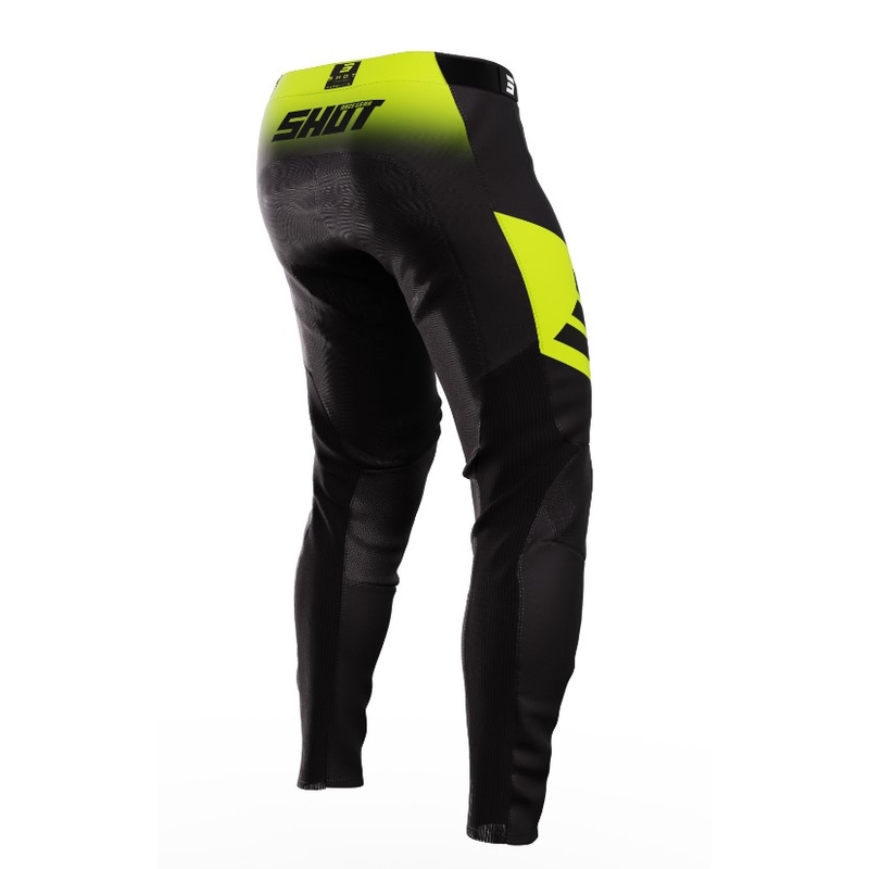 Shot Aerolite Ultima hlače za motokros black-fluo yellow