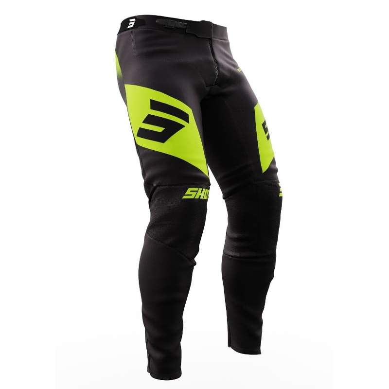 Shot Aerolite Ultima hlače za motokros black-fluo yellow