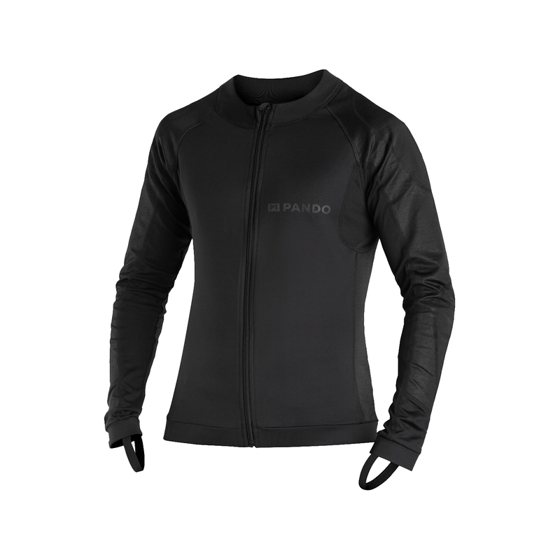 Motoristična majica PANDO MOTO Shell UH black razprodaja