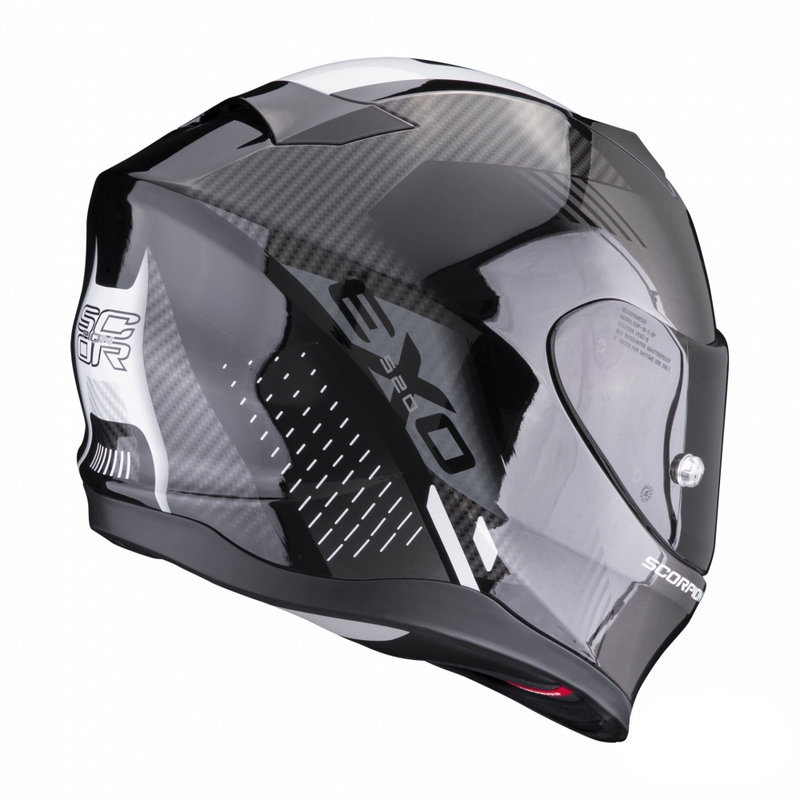 Integralna motoristična čelada Scorpion EXO-520 EVO Air Laten črno-bela