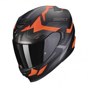 Integralna motoristična čelada Scorpion EXO-520 EVO Air Elan črno-oranžna mat