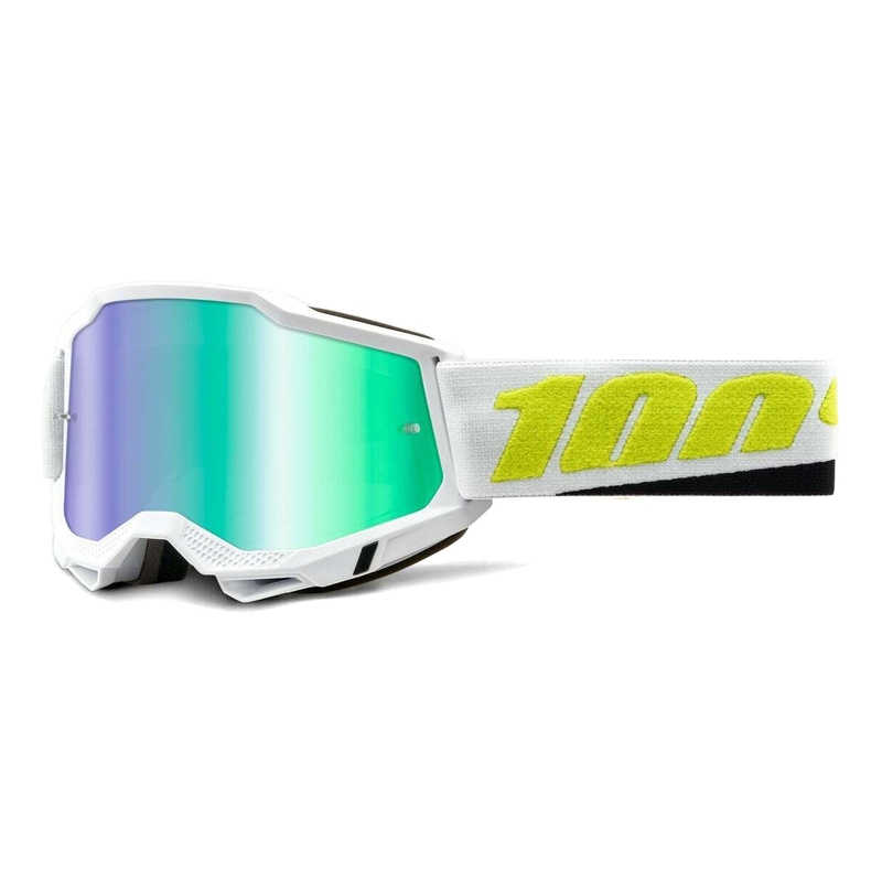Motoristična očala 100% ACCURI 2 Payeto black-yellow-white (green plexi)
