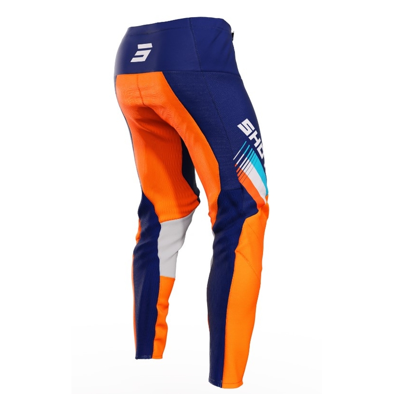 Motokros hlače Shot Contact Tracer modro-oranžna razprodaja