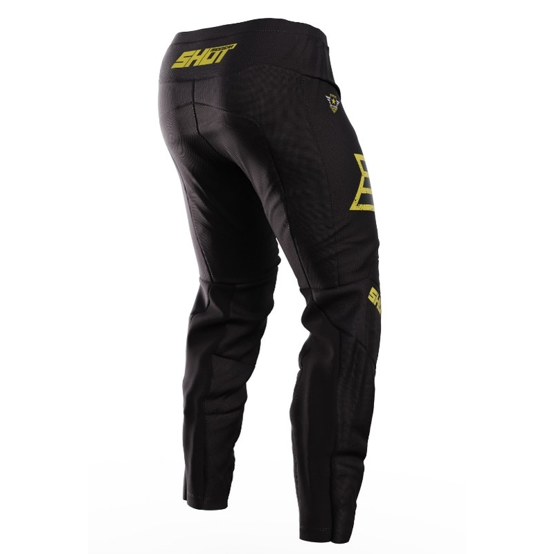 Motokros hlače Shot Devo Army black-gold razprodaja