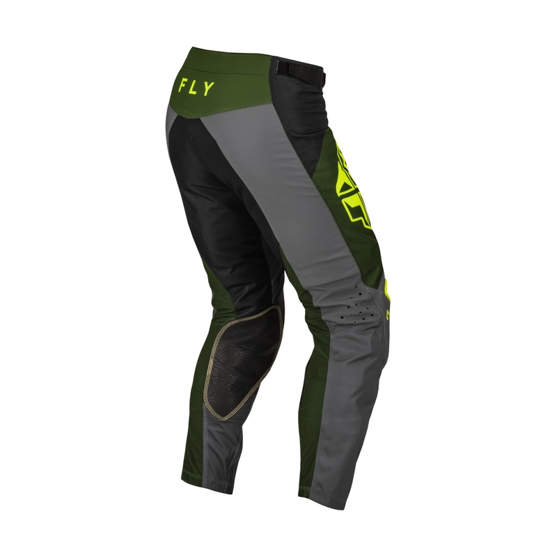 Motokros hlače FLY Racing Kinetic Jet črno-zelena hi-vis razprodaja