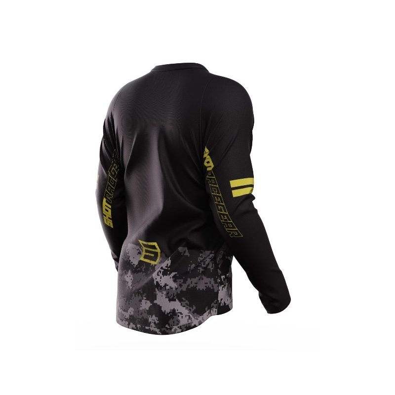 Motokros majica Shot Devo Army black-grey-gold razprodaja