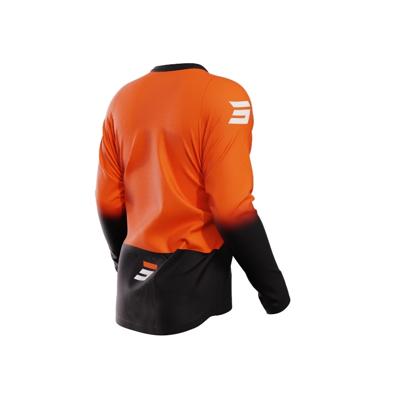 Motokros majica Shot Devo Reflex črno-oranžna razprodaja
