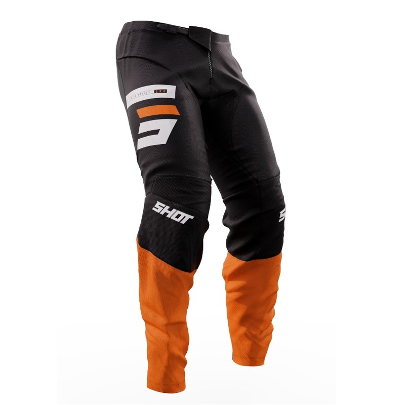 Shot Devo Reflex Motokros hlače Black-Orange razprodaja