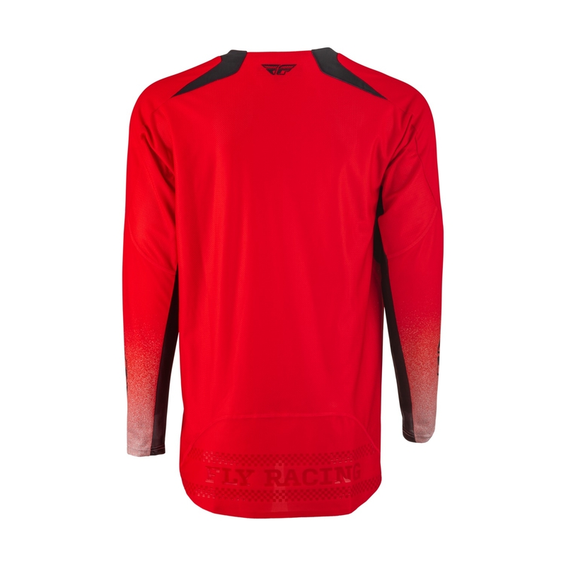 Motokros majica FLY Racing Evolution DST. sivo-rdeča razprodaja