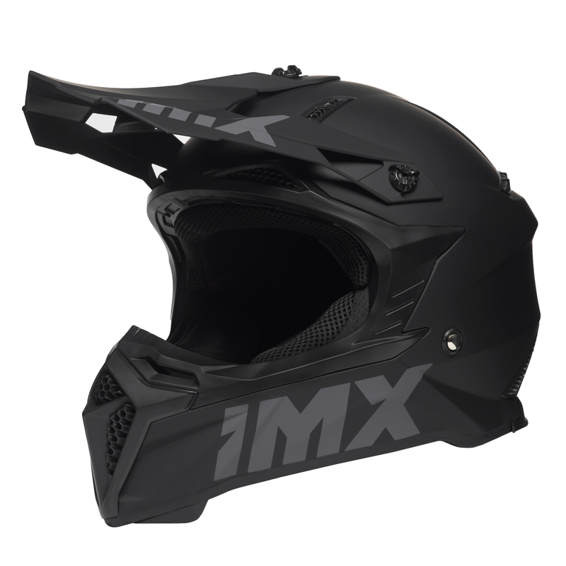 Motokros čelada iMX FMX-02 črna mat