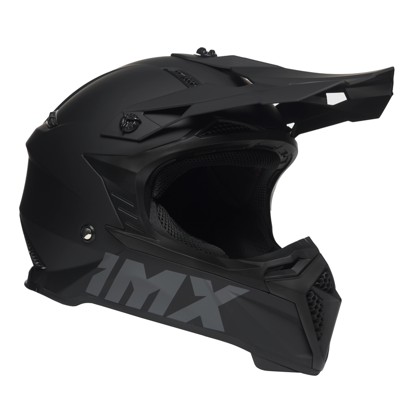 Motokros čelada iMX FMX-02 črna mat