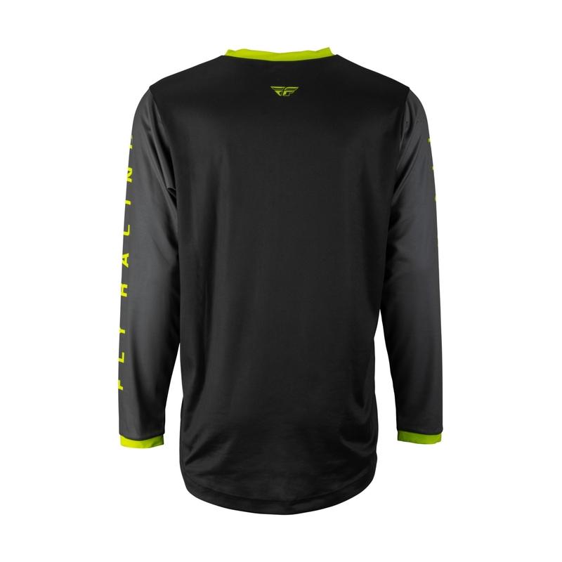 Motokros majica FLY Racing F-16 2023 črno-siva hi-vis razprodaja