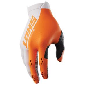 Motokros rokavice Shot Lite belo-oranžna razprodaja