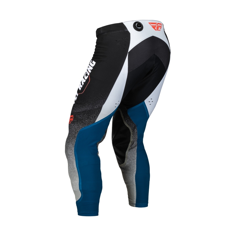 Motokros hlače FLY Racing Evolution DST. črna-siva-modra razprodaja