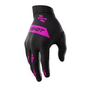 Motokros rokavice Shot Race črne in roza barve naprodaj razprodaja