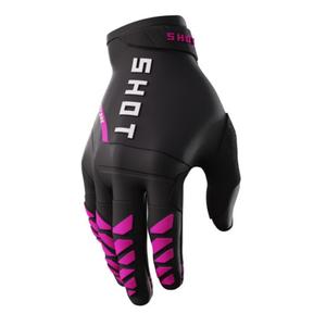 Ženske rokavice za motokros Shot Core črno-rožnate prodajne razprodaja