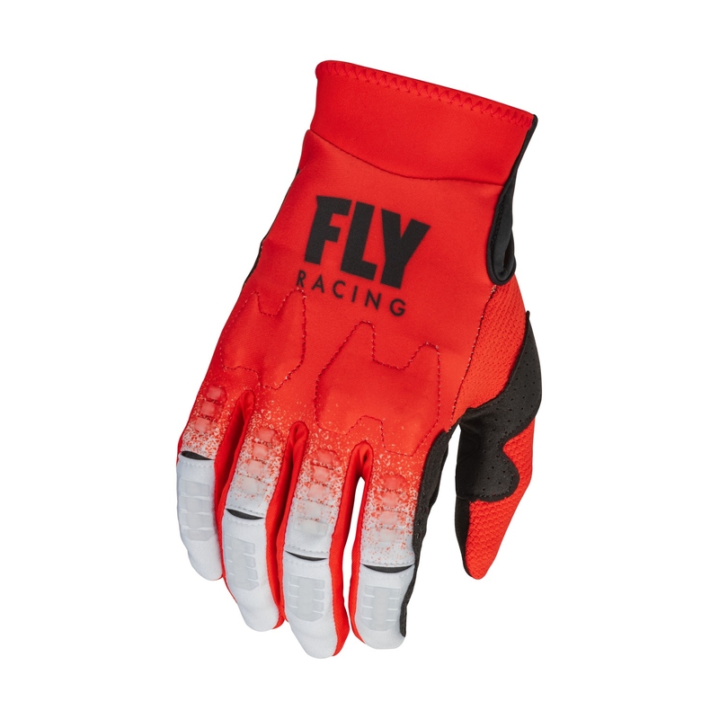 Motokros rokavice FLY Racing Evolution DST 2023 rdeče-siva razprodaja