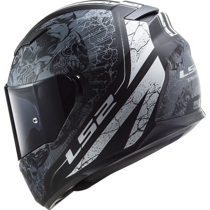 LS2 FF320 Stream EVO Throne črno-titanova integralna motoristična čelada
