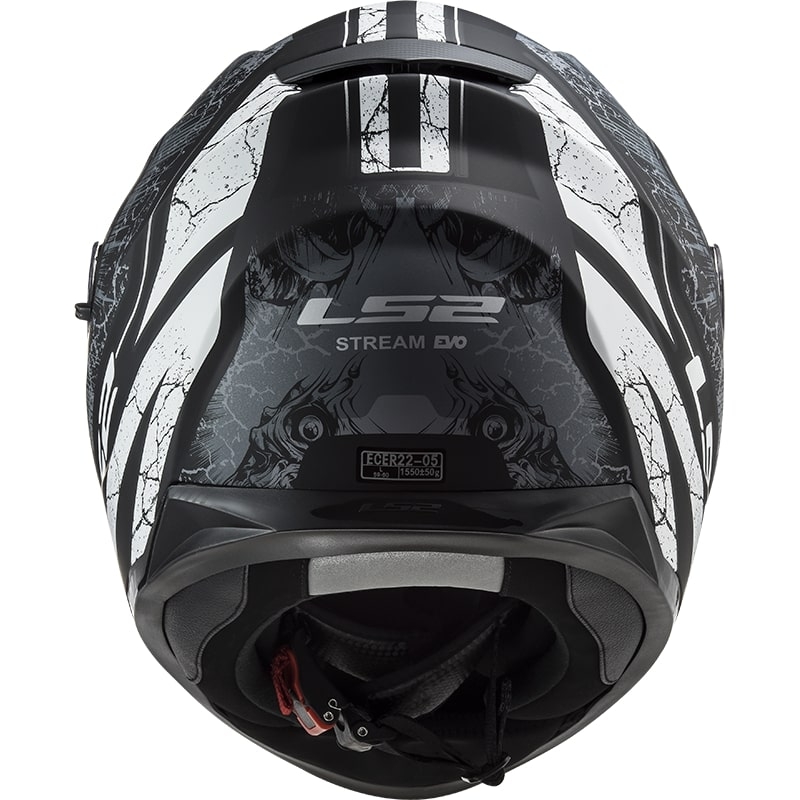 LS2 FF320 Stream EVO Throne črno-titanova integralna motoristična čelada