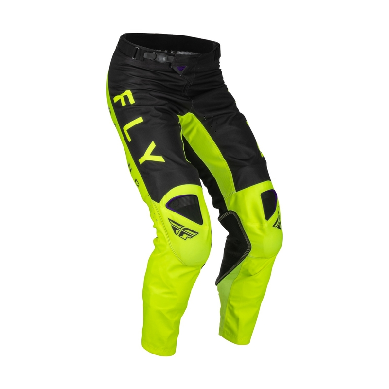 Motokros hlače FLY Racing Kinetic Kore fluo rumeno-črna razprodaja