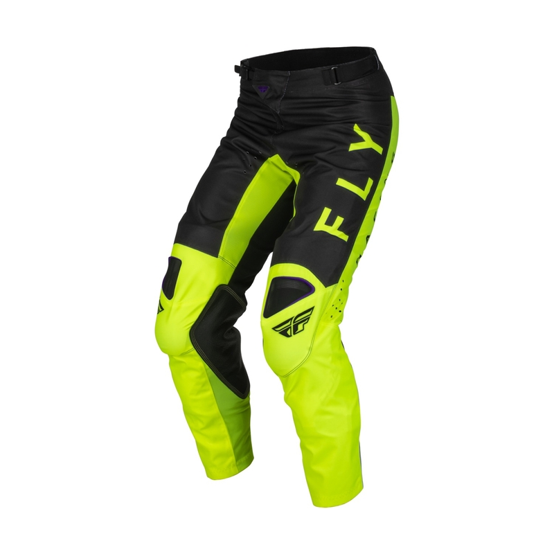 Motokros hlače FLY Racing Kinetic Kore fluo rumeno-črna razprodaja