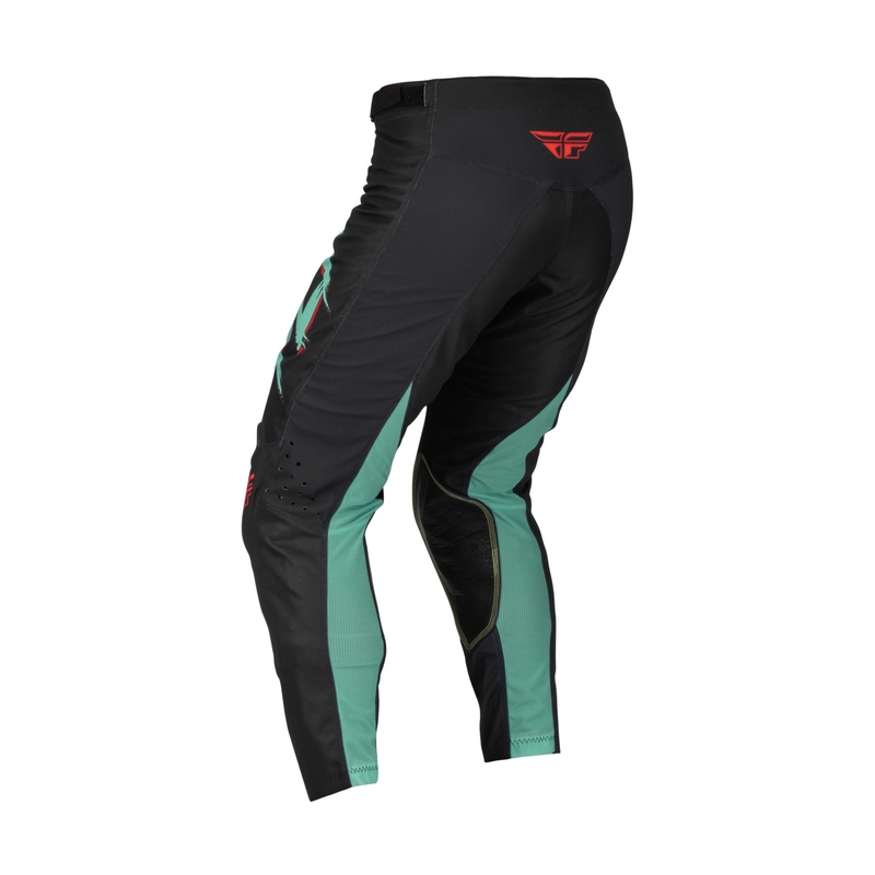 Motokros hlače FLY Racing Kinetic S.E. Rave black-green-red razprodaja