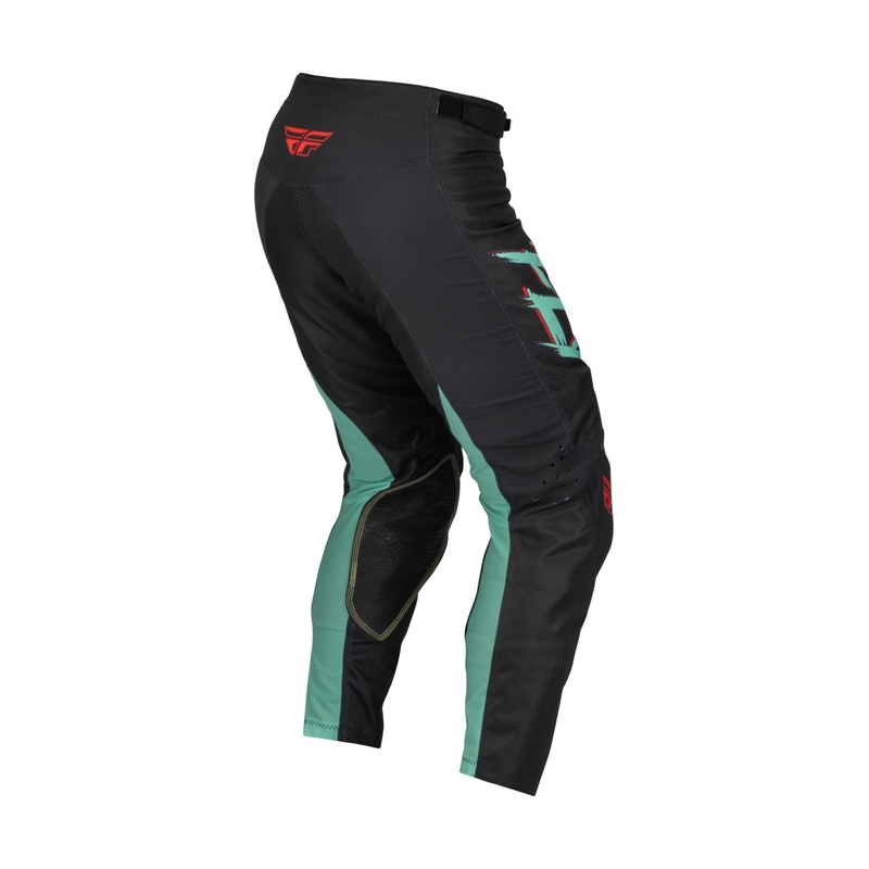 Motokros hlače FLY Racing Kinetic S.E. Rave black-green-red razprodaja
