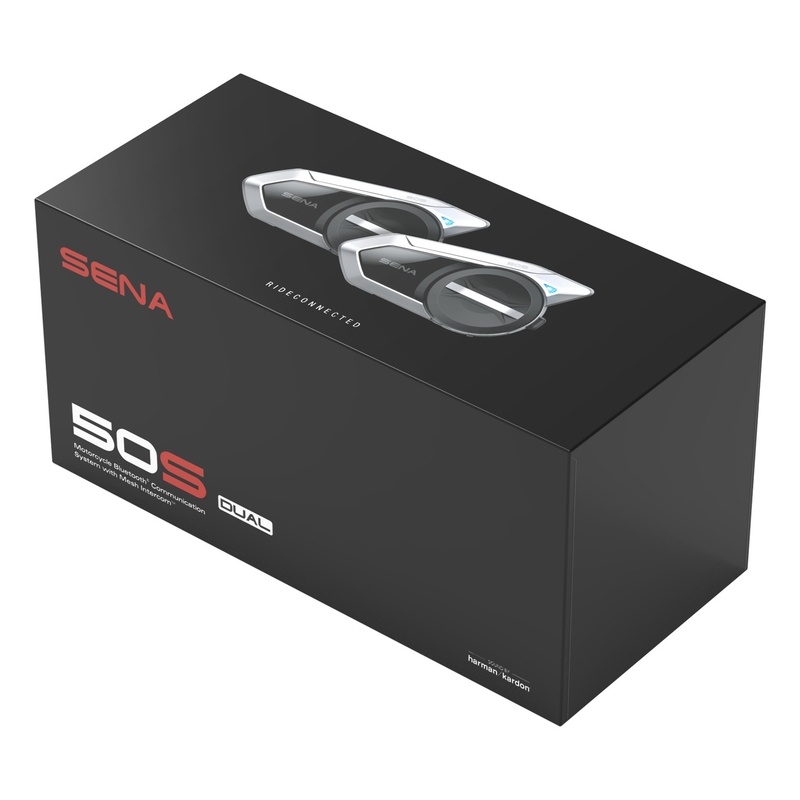 Komplet 2 slušalk Bluetooth Intercom SENA 50S