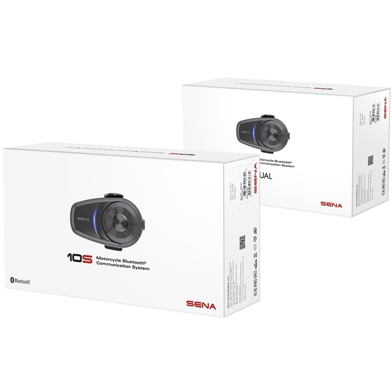 Komplet 2 slušalk za prostoročno telefoniranje Bluetooth SENA 10S