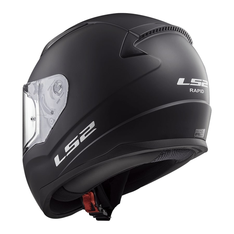 Otroška integralna motoristična čelada LS2 FF353 Rapid Mini Single Mono mat črna