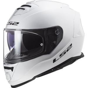 LS2 FF800 Storm Solid White Integral Motoristična čelada
