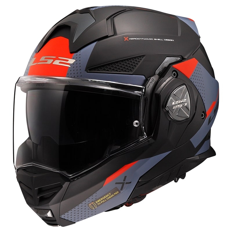 LS2 FF901 Advant X Oblivion črno-modro-rdeča motoristična čelada