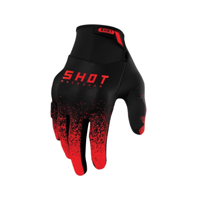 Motokros rokavice Shot Drift Edge 2.0 black-red