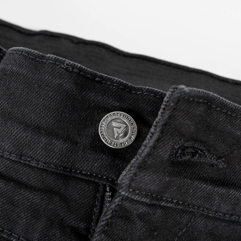 Ženske kavbojke Rebelhorn Ash Black Motorcycle Jeans razprodaja