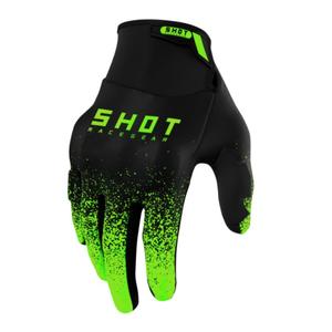 Motokros rokavice Shot Drift Edge 2.0 black-green