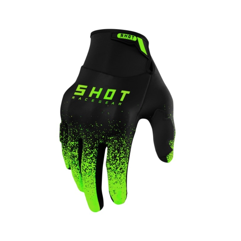 Motokros rokavice Shot Drift Edge 2.0 black-green