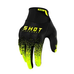 Motokros rokavice Shot Drift Edge 2.0 black-fluo yellow